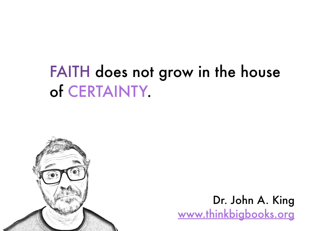 Faith #drjohnaking #thinkbigbooks