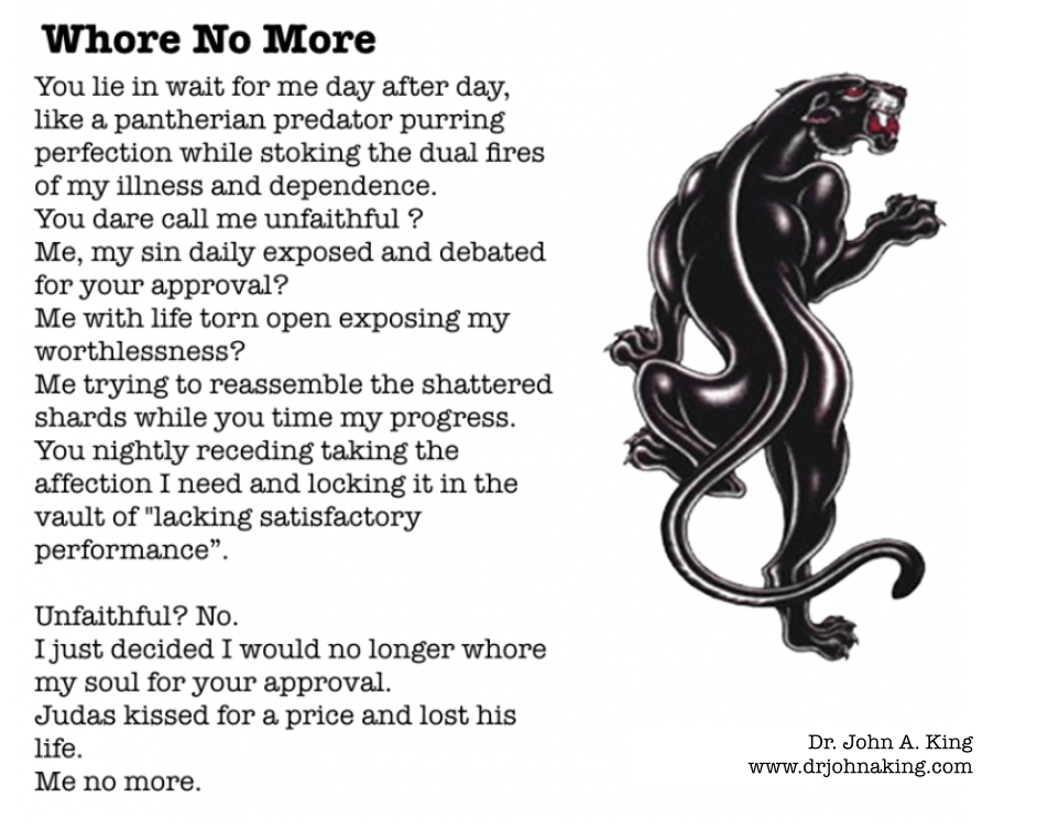 Whore No More #drjohnaking #poetry